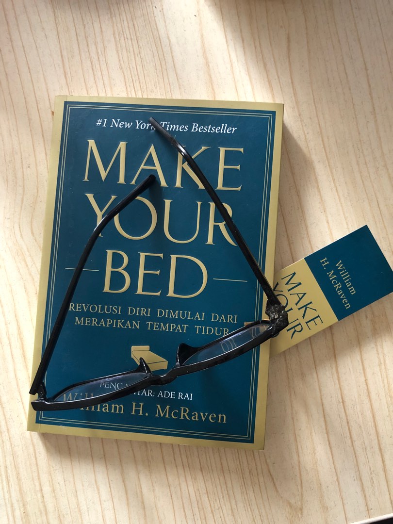 Buku make your bed William H. McRaven, Buku & Alat Tulis, Buku di Carousell