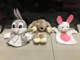 Bunny/Rabbits Hand Puppets