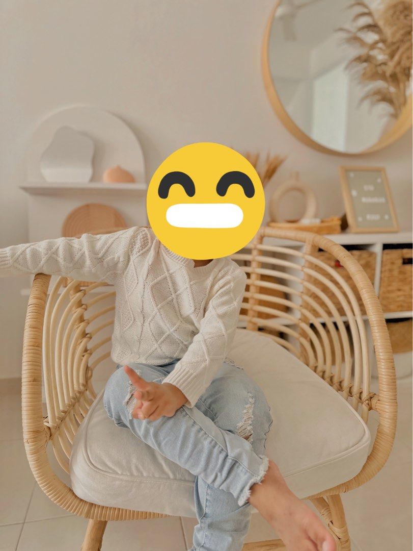 Buskbo best sale rattan chair