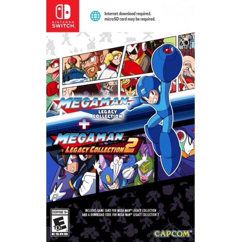 (Buy 2 Free 1) Nintendo Switch Mega Man Legacy Collection+ Mega Man - Mega Man X Legacy Collection 1 + 2 Switch Price