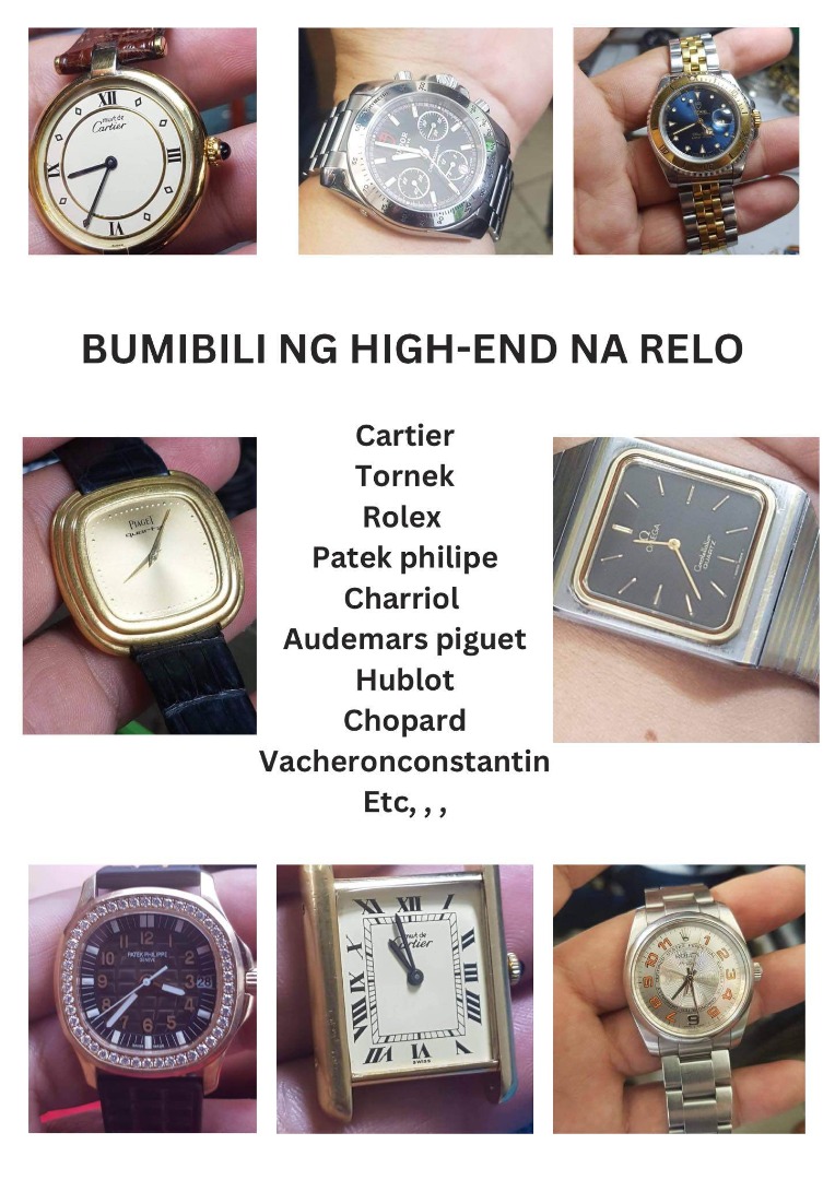 Buying high end watches second hand Luxury Watches on Carousell