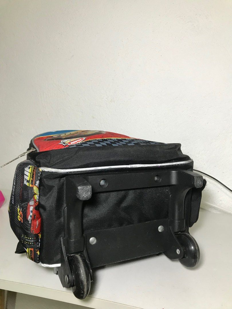 CARS TROLLEY BAG, Women's Fashion, Bags & Wallets, Backpacks on Carousell