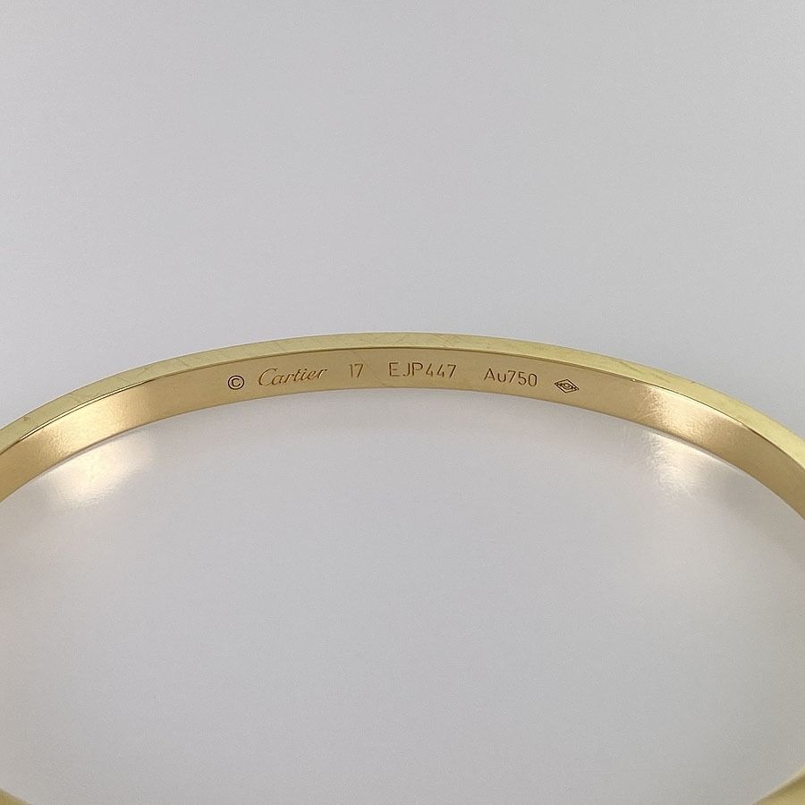 Cartier 卡地亞手鍊K18YG size 17, 名牌, 飾物及配件- Carousell