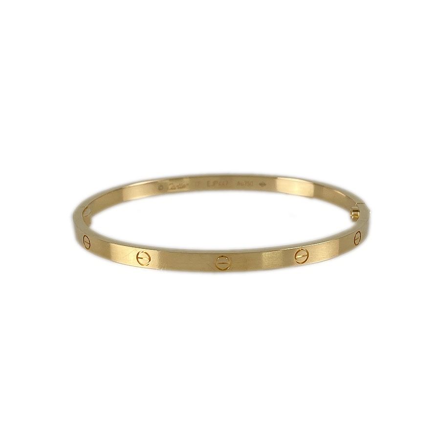 Cartier 卡地亞手鍊K18YG size 17, 名牌, 飾物及配件- Carousell