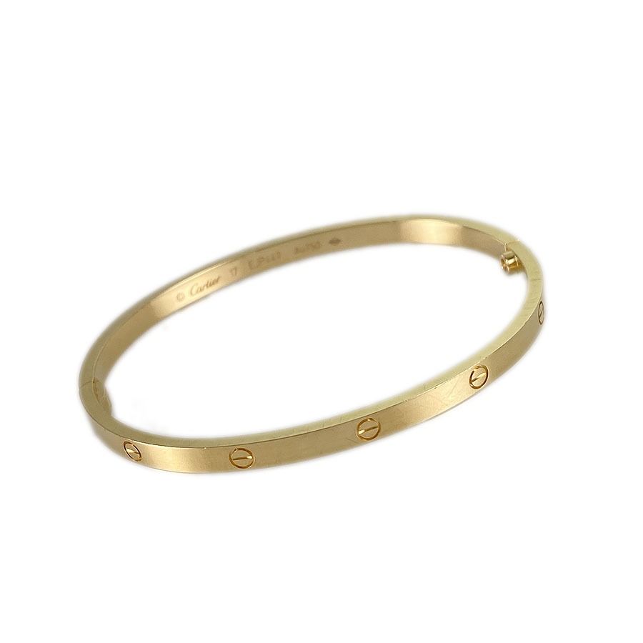 Cartier 卡地亞手鍊K18YG size 17, 名牌, 飾物及配件- Carousell