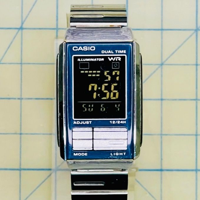 CASIO LA 201W DIGITAL WATER RESISTANT DUAL TIME