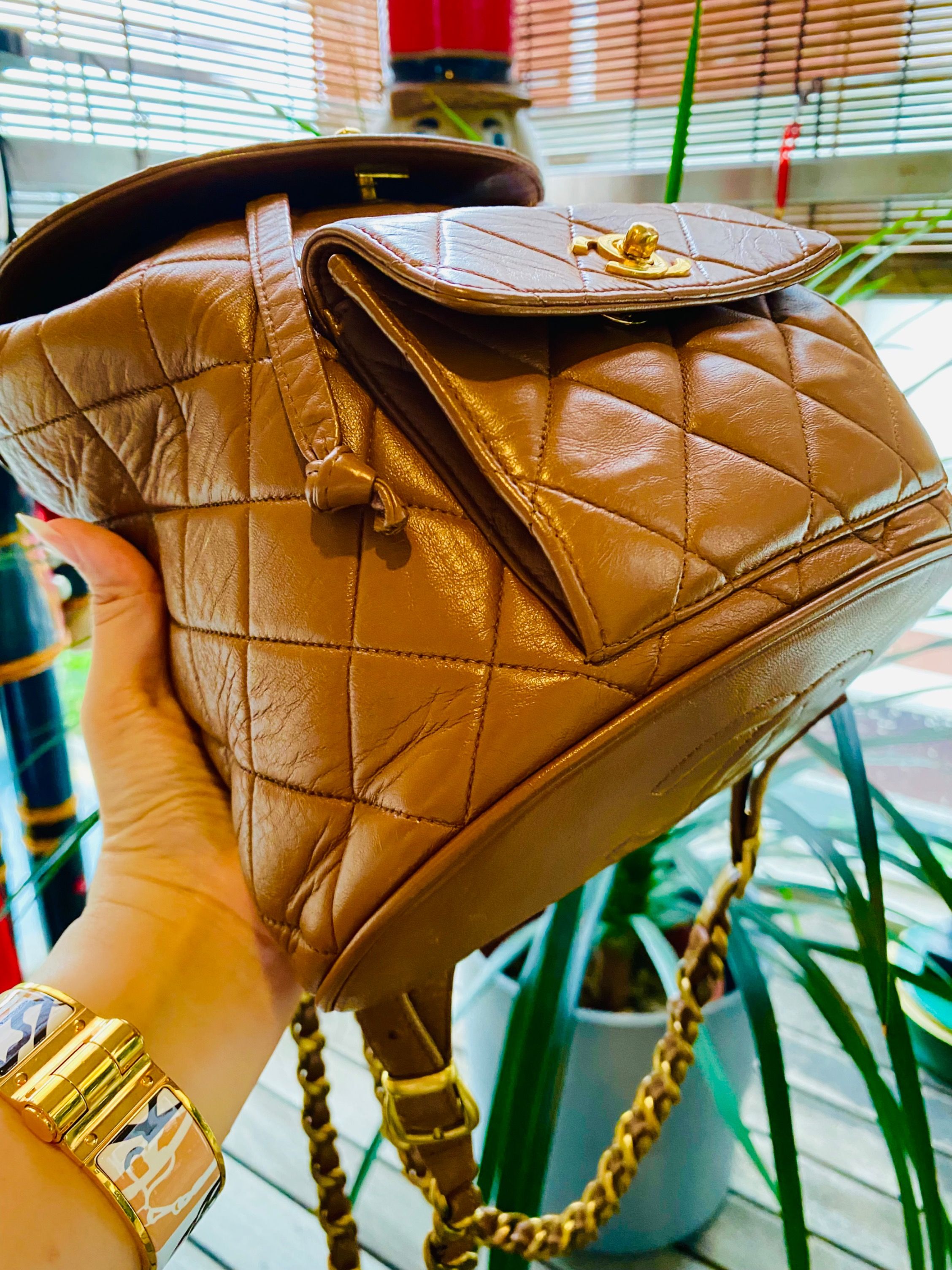 CHANEL Bag Vintage Backpack DUMA Luxury Bags Wallets on