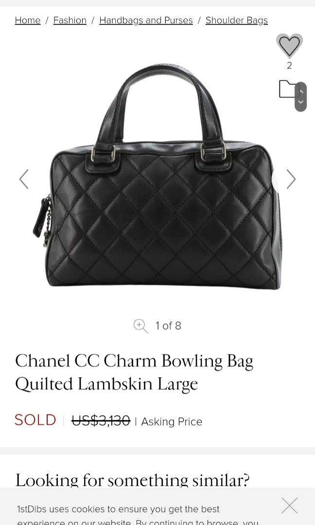 Chanel Vintage Black Quilted Lambskin Camera Bag, myGemma, QA