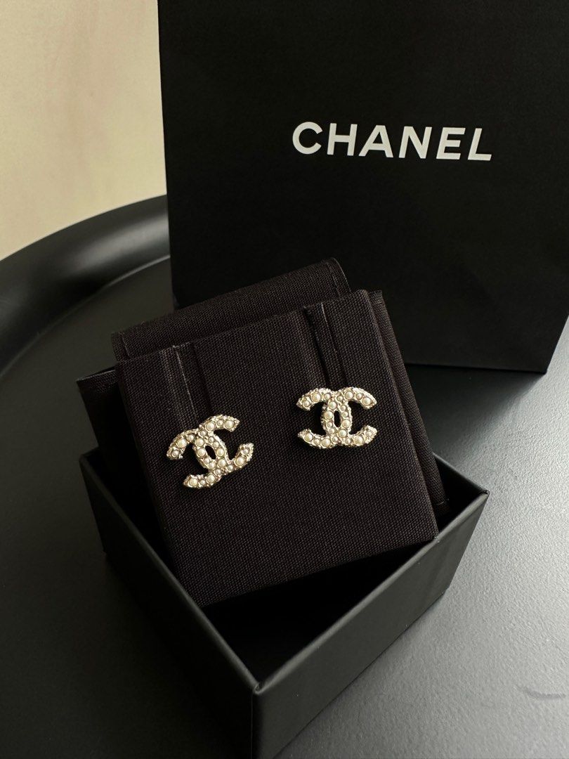 Bag It  Chanel Crystal Small CC Earrings GHW Latest  Facebook