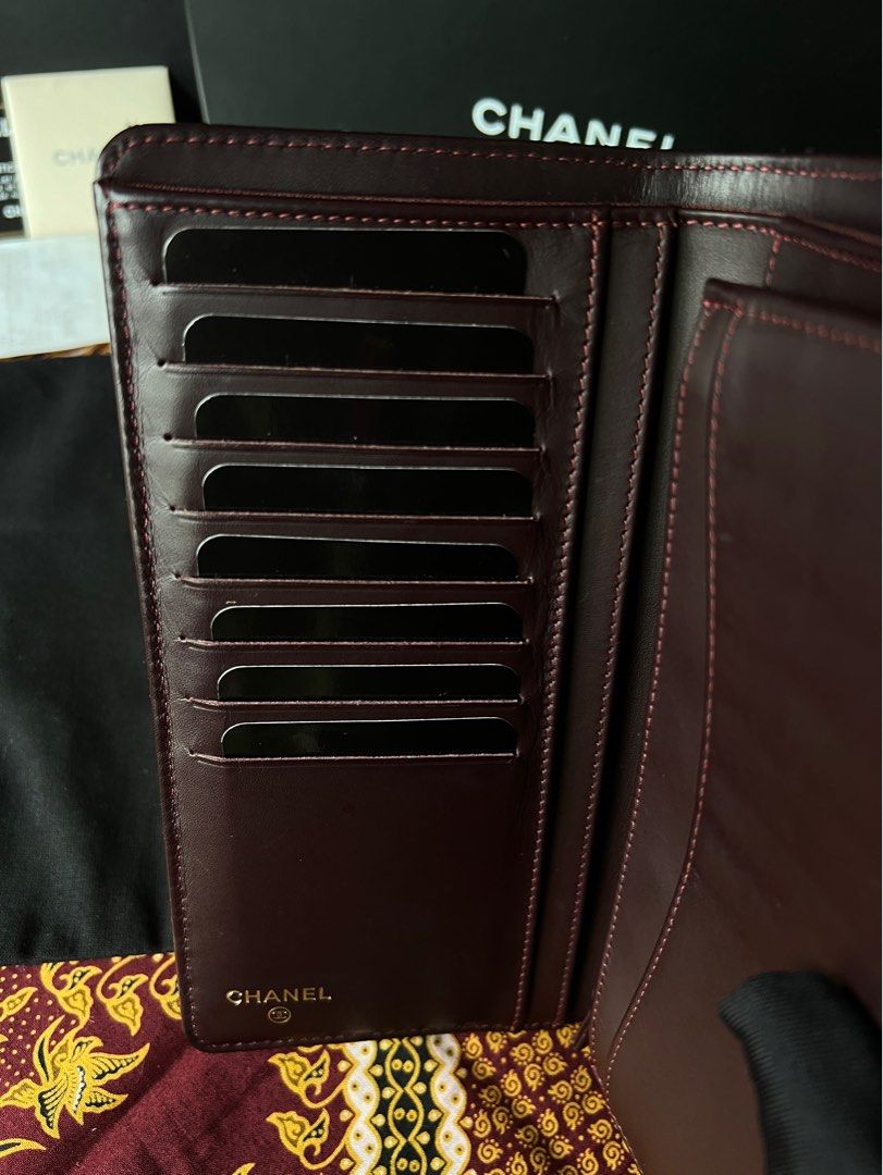 Chanel Classic Yen Wallet in Black Caviar GHW, Luxury, Bags & Wallets