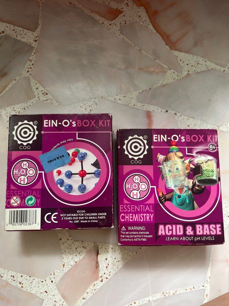 Chemistry: Molecular model kits + acid base kit, Hobbies & Toys, Toys ...