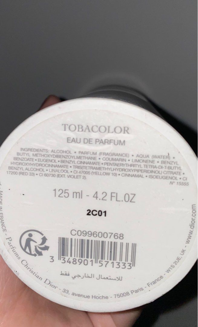 tobacolor by christian dior
