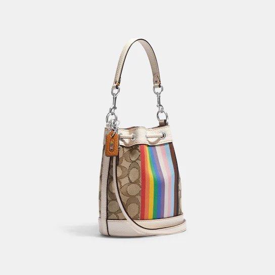 Rainbow discount bucket bag