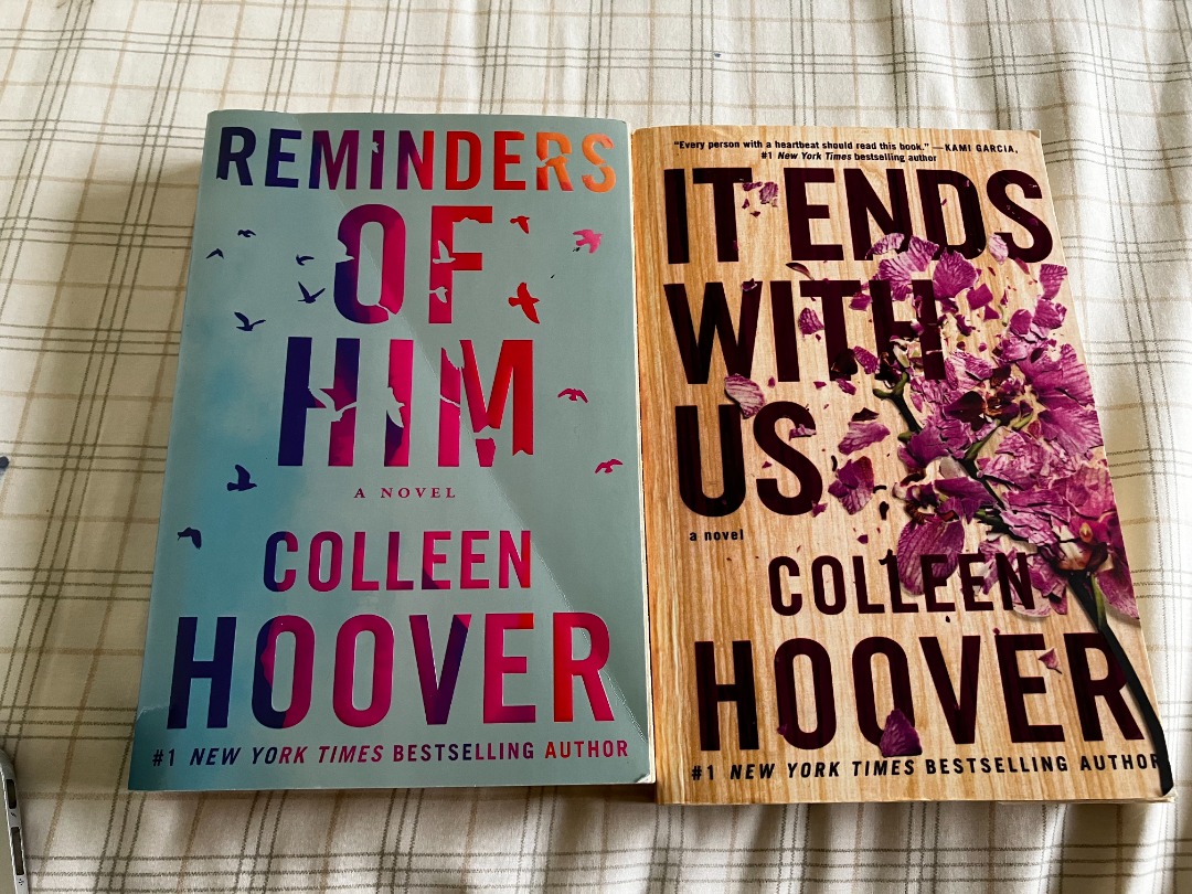 Coleen Hoover Coleen Hoover - it ends with us, reminder of him, Hobbies & Toys, Books