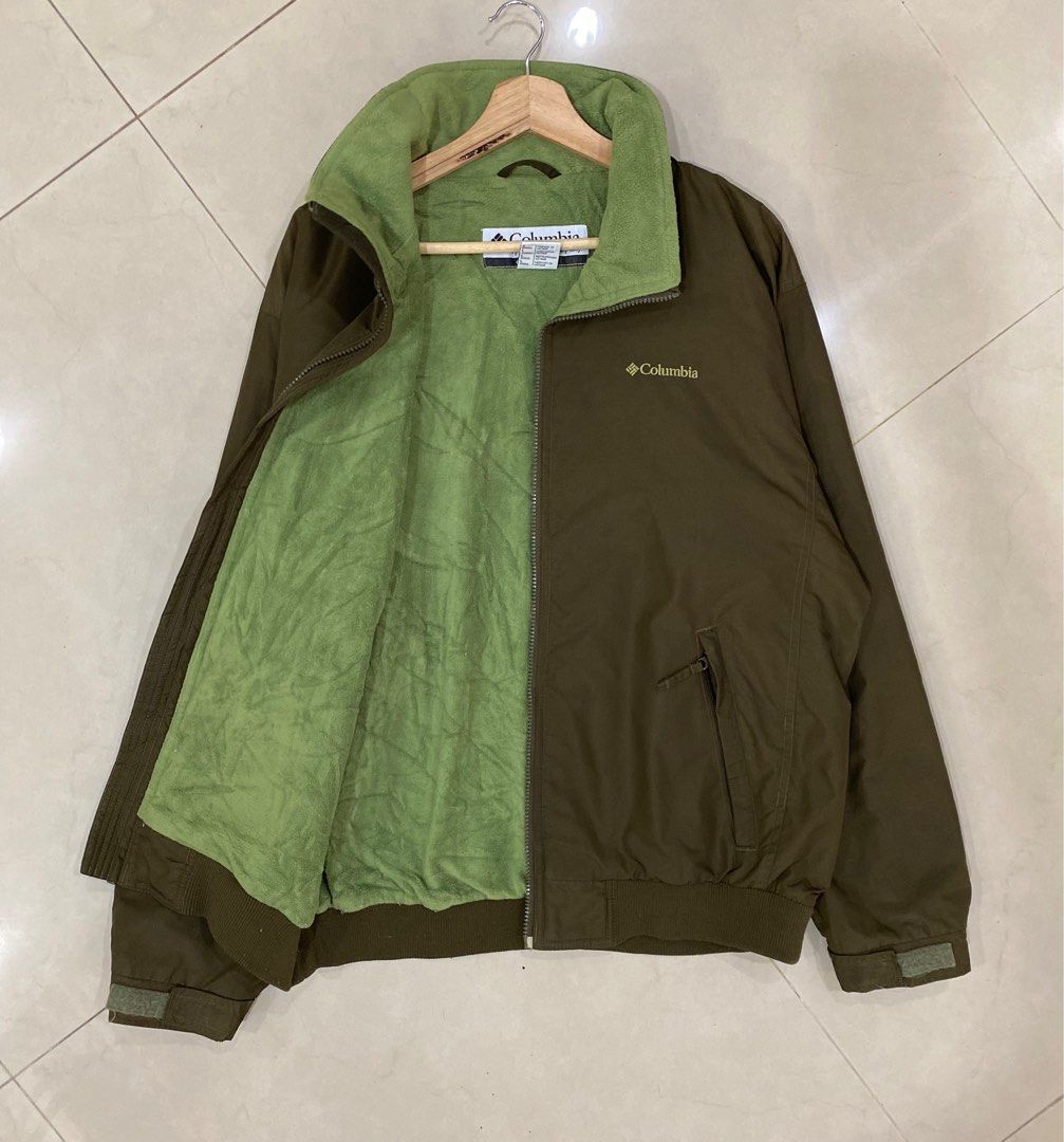 COLUMBIA GREEN ARMY OUTDOORS JACKET