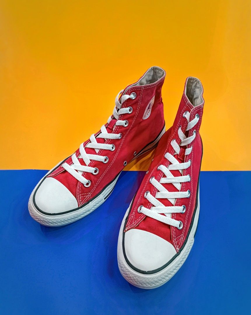 Converse all star hi red cheap