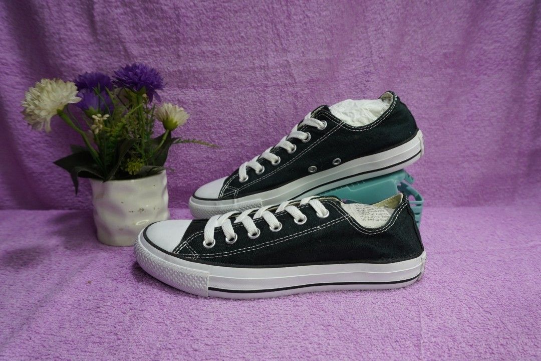 Converse Chuck Taylor Dainty OX Black 101001 Fesyen Pria Sepatu