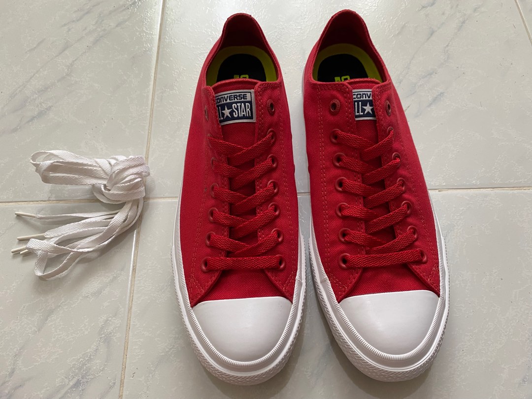 Converse ChuckTaylor II Salsa Red, Men's Fashion, Footwear, Sneakers on