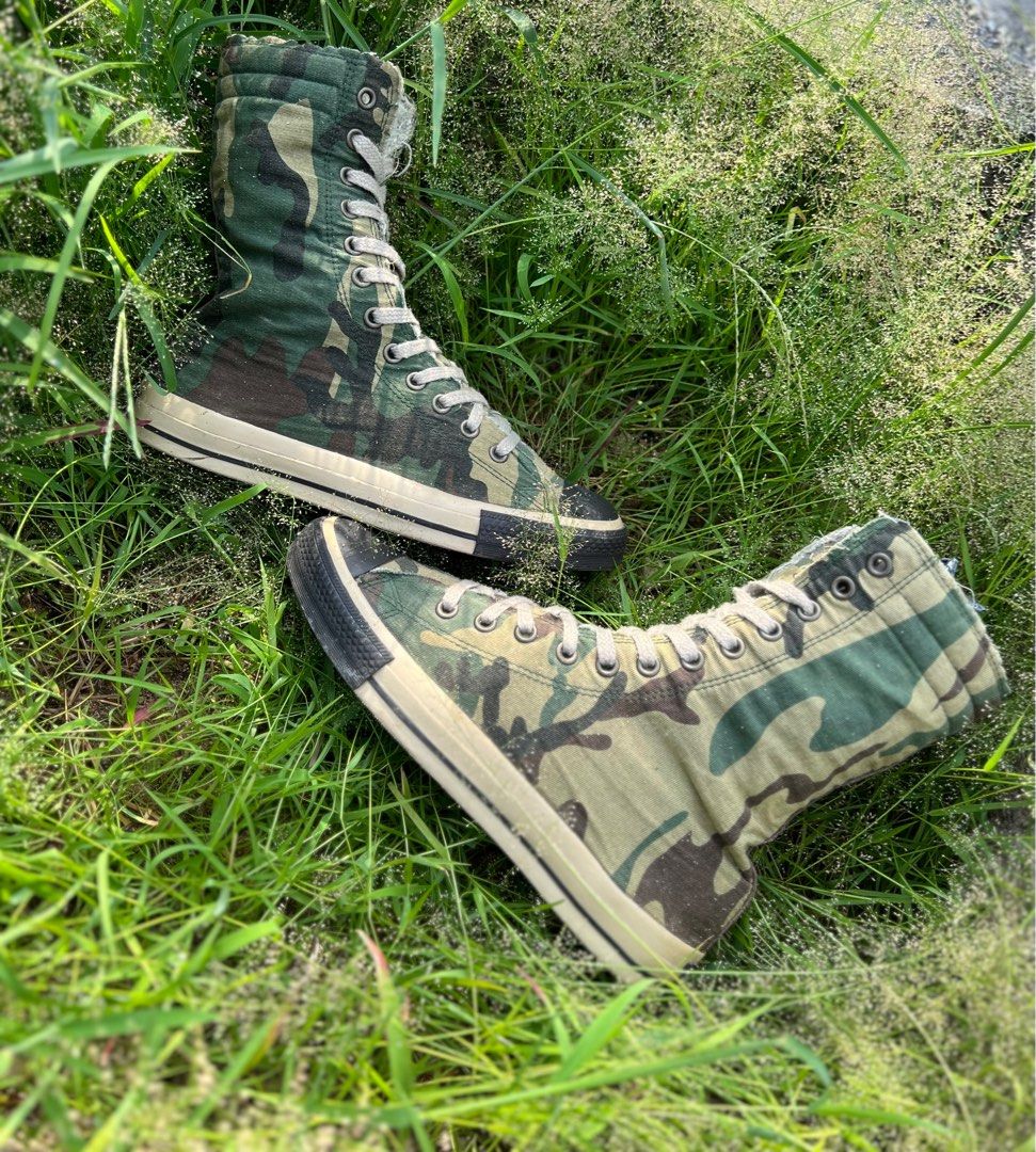 Converse camo boots clearance