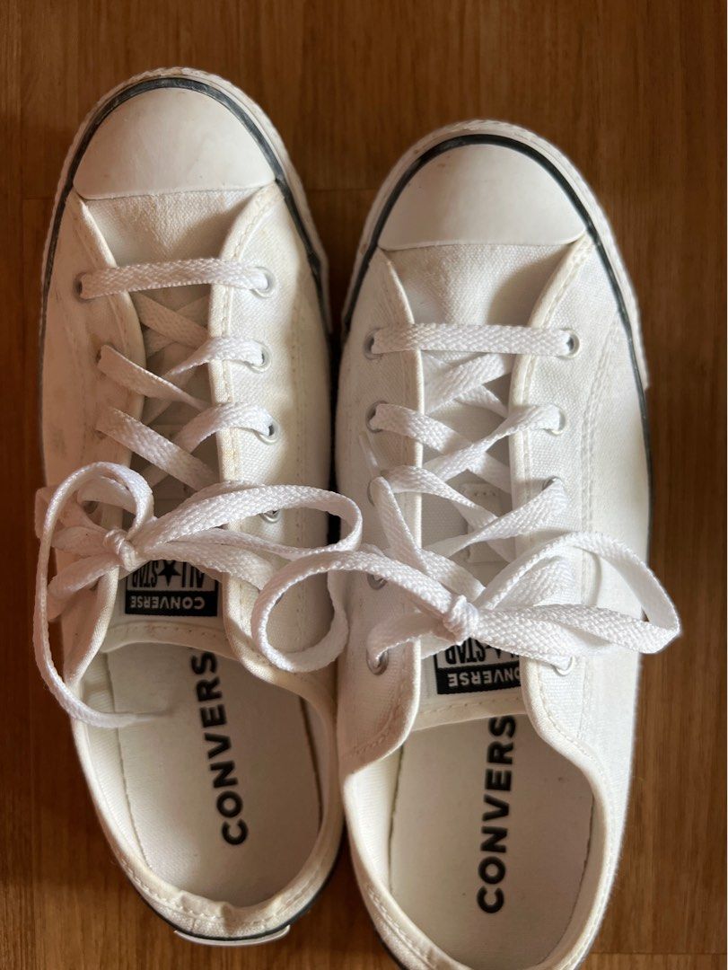 White converse womens thin sole sale