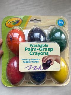 Crayola Washable Palm Grasp Crayons For Toddlers