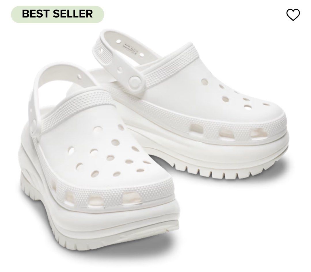 Famous footwear white discount crocs