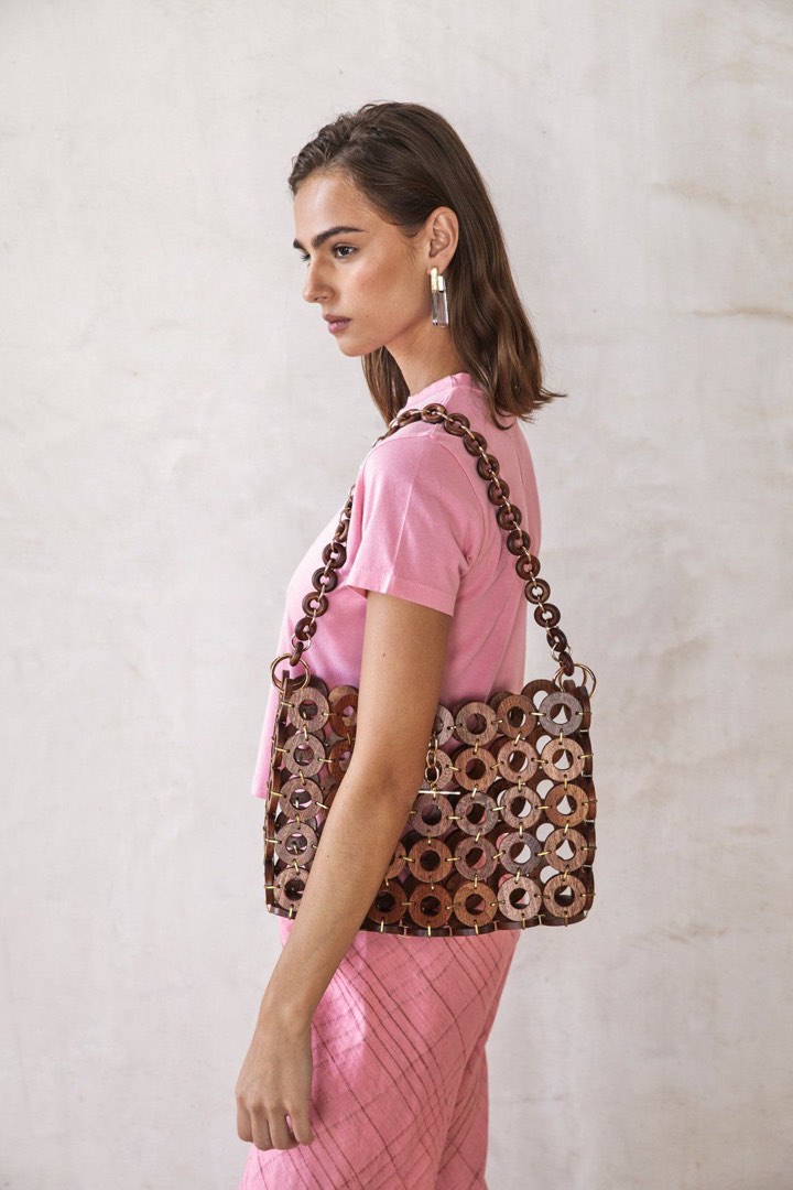 Cult Gaia Mahogany Jasmin Bag