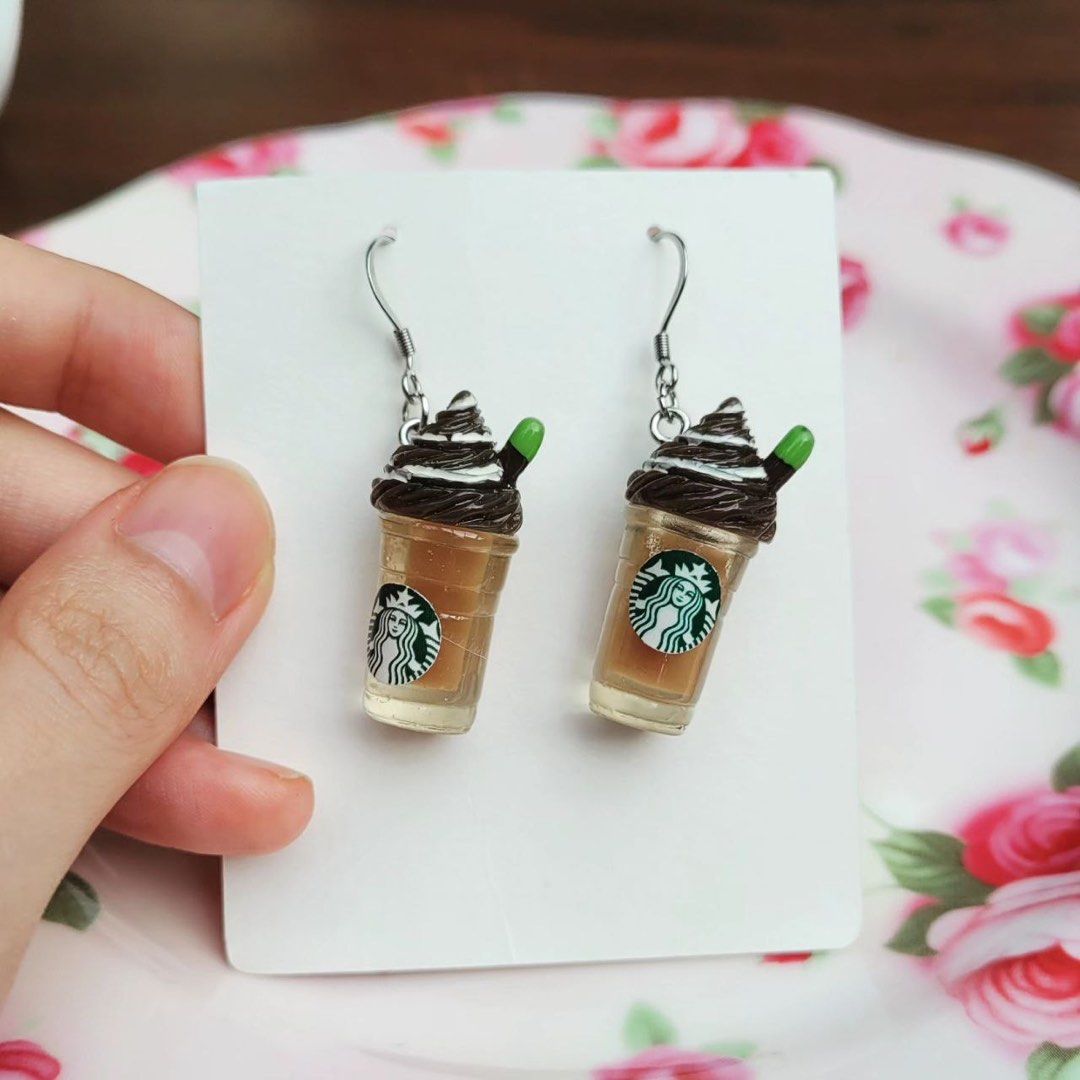 Cute top food earrings