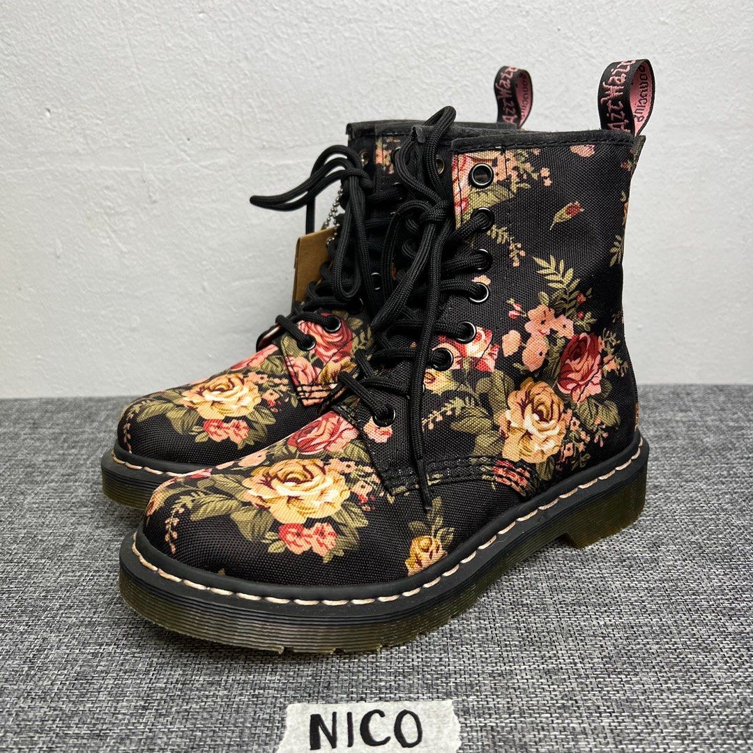 Victorian flowers dr martens on sale