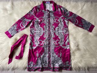 SALE DRESS / Tunik Warna Magenta NEW BKK