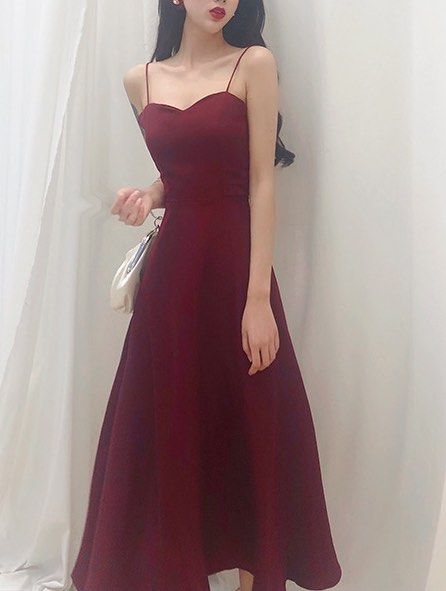 Maroon elegant evening clearance dresses