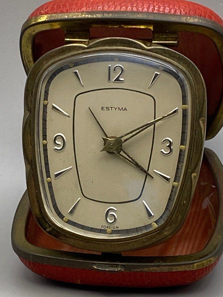 Estyma Foreign travel alarm clock alarm working, Luxury, Watches on Carousell