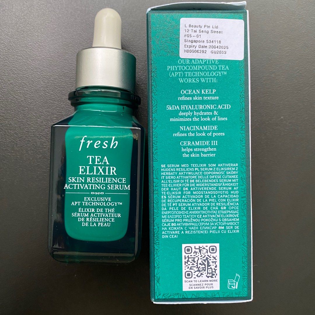 Fresh Tea Elixir Skin Resilience Activating Serum 30ML, Beauty ...