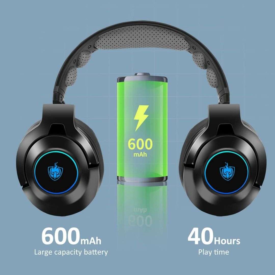 [G3] PHOINIKAS Q9 Bluetooth Gaming Headset, Gaming Headphone, for PS4