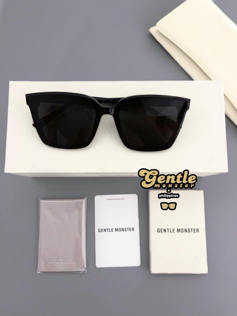 Gentle Monster Tega 01 Sunglass with Complete Box Set, Women's Fashion