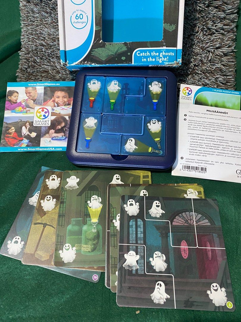 Ghost Hunter (Category: Board Games & Puzzles) located in Valenzuela. Submitted by fairythrift (Listing ID 1236030155, Image 3). Description: Smart Games Ghost Hunter IQ game.