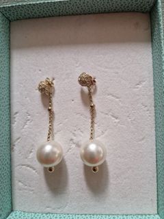Gold plated 2n 1 earrings