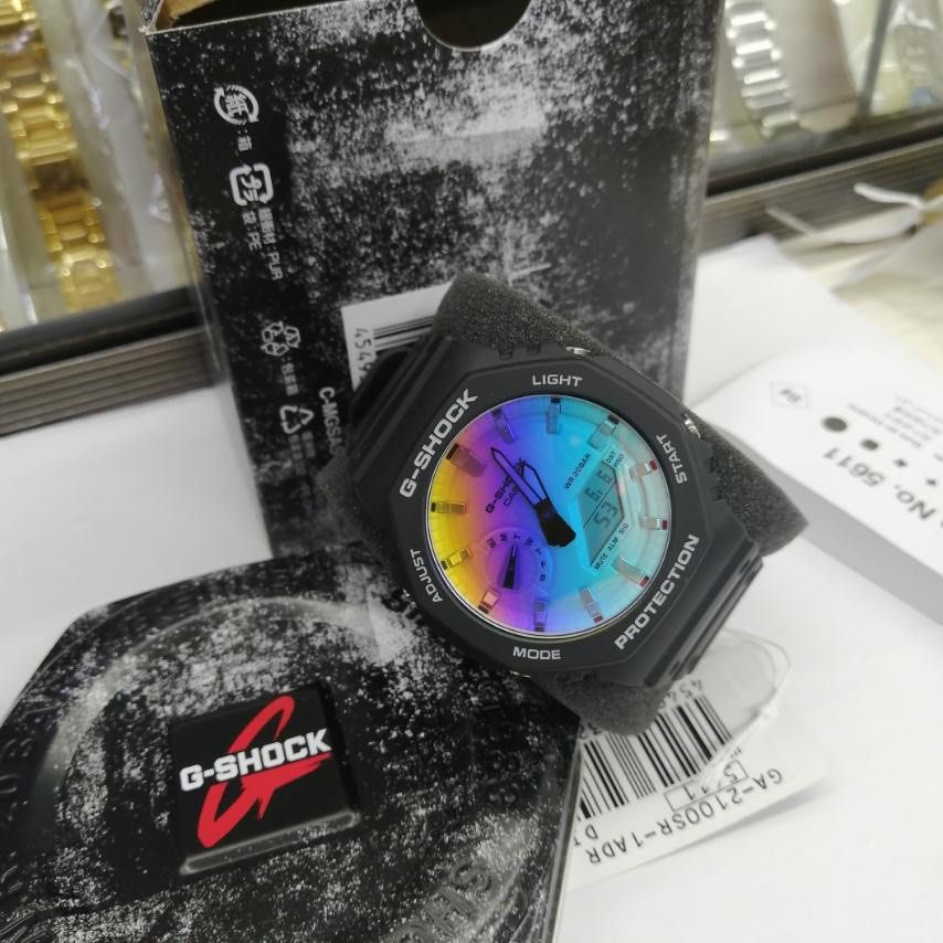 Gshock Casioak GA2100SR-1 GA2100SR-1A (Category: Men's Watches) located in Manila. Submitted by seikowatchfactory (Listing ID 1176551296, Image 2). Description: Contact: +639178302158 sms/viber/whatsapp/wechat/telegram BNIB 10/10 Model: Casio Gshock GA2100SR-1A Price: 5995 Specifications: Case Size: 48.5 x 45.4 x 11.8mm Case/Bezel Material: Resin Shock Resistant Carbon Core Guard Structure Approx. Battery Life: 3 years on SR726 x 2 Weight: 51g Ba