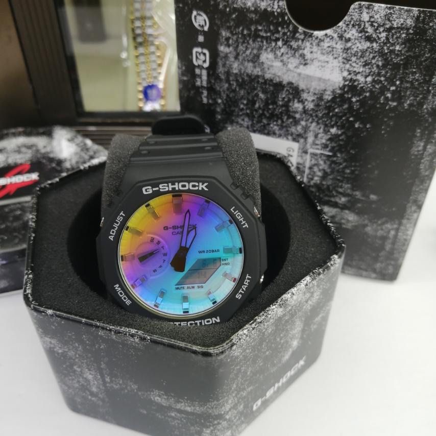 Gshock Casioak GA2100SR-1 GA2100SR-1A (Category: Men's Watches) located in Manila. Submitted by seikowatchfactory (Listing ID 1176551296, Image 3). Description: Contact: +639178302158 sms/viber/whatsapp/wechat/telegram BNIB 10/10 Model: Casio Gshock GA2100SR-1A Price: 5995 Specifications: Case Size: 48.5 x 45.4 x 11.8mm Case/Bezel Material: Resin Shock Resistant Carbon Core Guard Structure Approx. Battery Life: 3 years on SR726 x 2 Weight: 51g Ba
