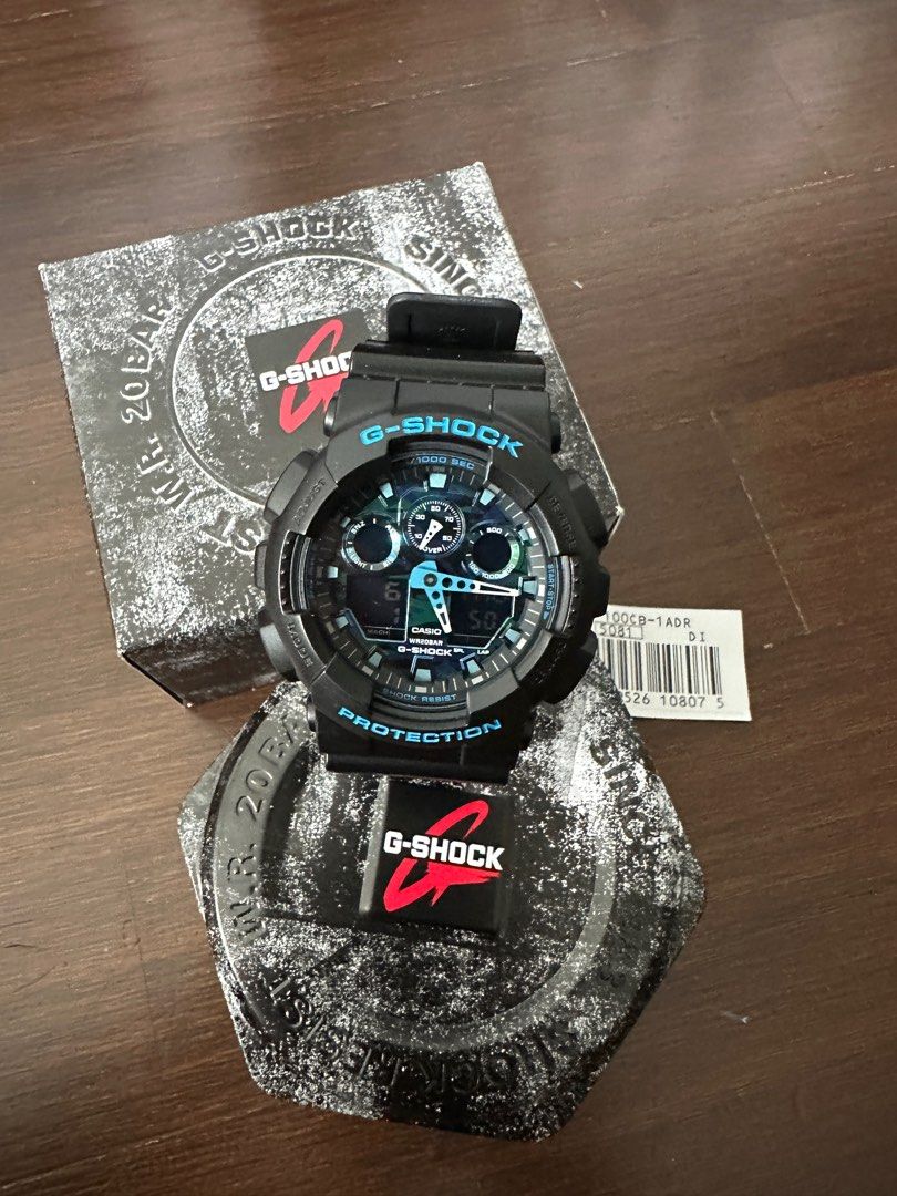 G Shock Watch GA 100 Blue
