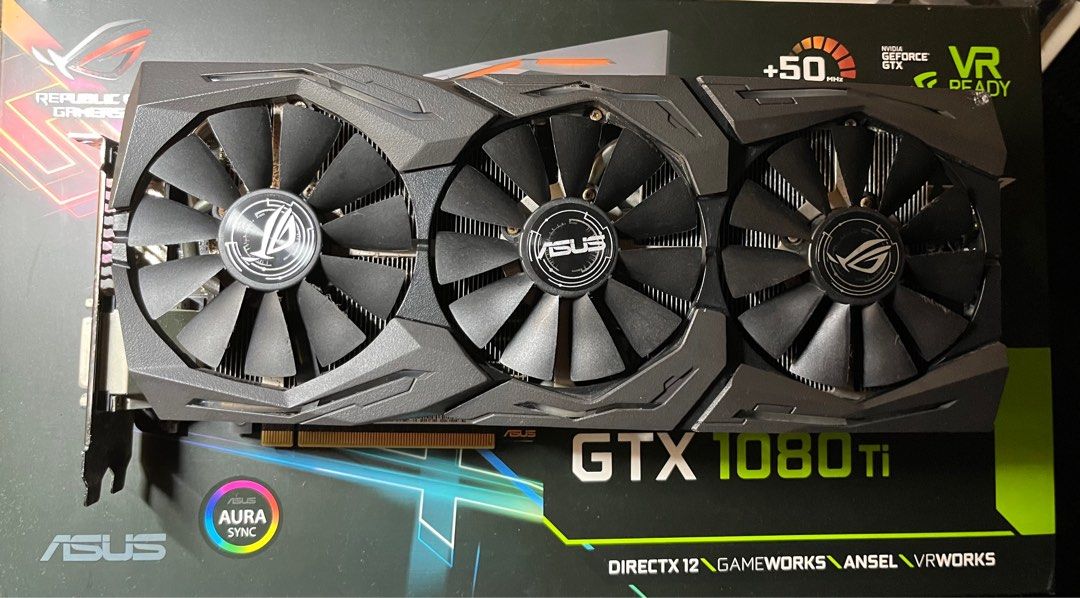 ROG-STRIX-GTX1080TI-O11G-GAMING GTX 1080ti (效能近3060 3070 等系列), 電腦＆科技, 桌上電腦-  Carousell
