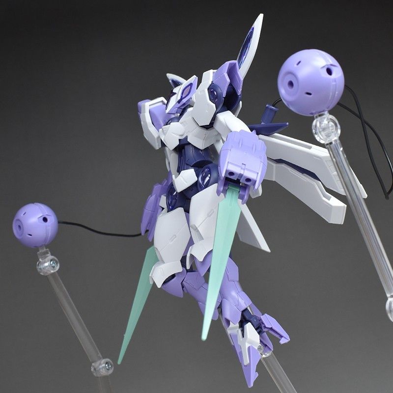 BANDAI NAMCO Entertainment HG 1/144 Mobile Suit Gundam The Witch of Mercury  Gundam BEGUIR-BEU Model Kit, White