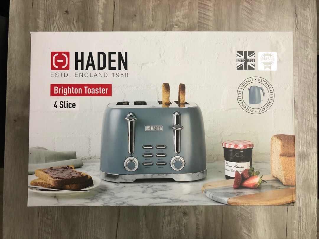 Haden Brighton Toaster (4 Slice) Brand New with Invoice 2 year