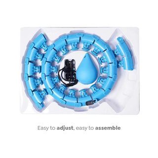 HAPPYFIT - 24 Knots Massage Hula Hoop / Smart Hula Hoop Ring