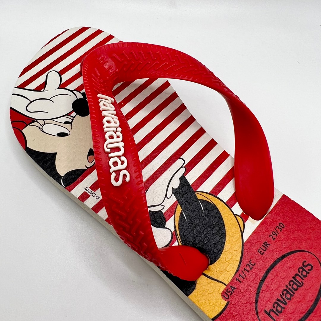 HAVAIANAS Kid’s Disney Mickey Mouse Flip Flops on Carousell