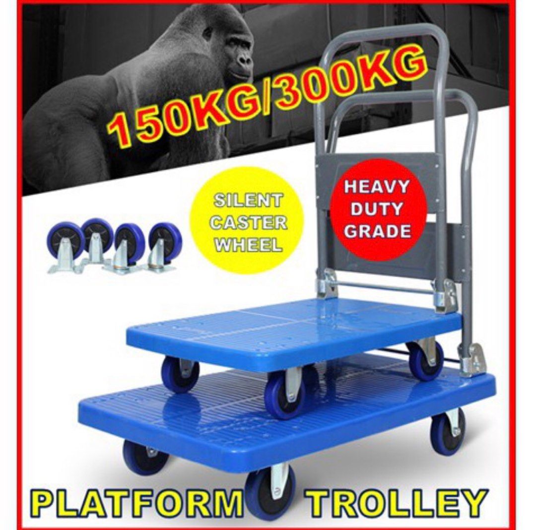Heavy Duty (300kg) Trolley (Foldable), Hobbies & Toys, Travel, Travel ...