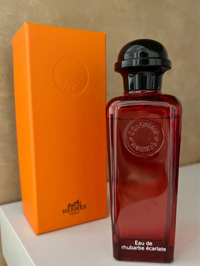 Hermes Eau de Rhubarbe ecarlate 100ml 100 authentic