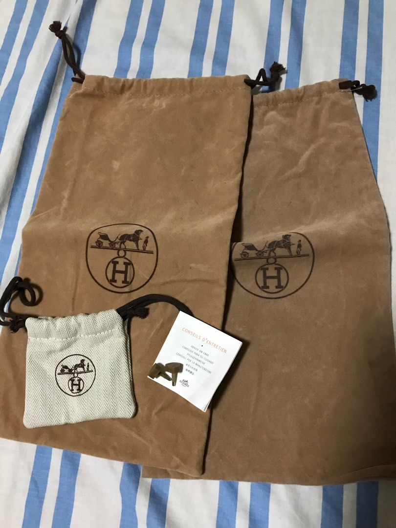 Hermes velvet bag