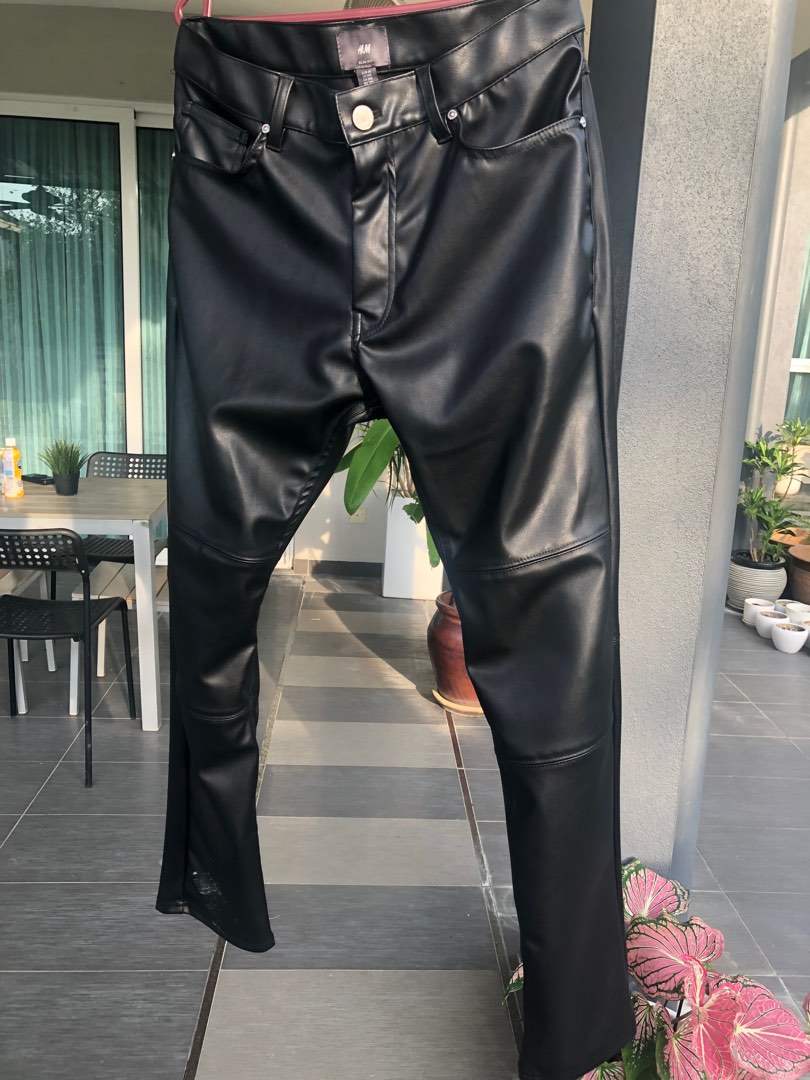 Leather pants mens h&m outlet