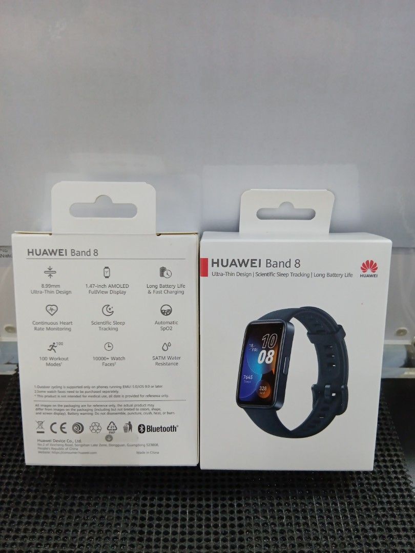 Huawei Band 8 智能手環香港行貨, 手提電話, 智能穿戴裝置及智能手錶